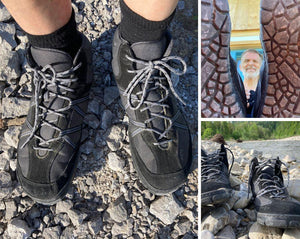 Slip in and feel good - the ZAQQ ROQQ Trail Black barefoot shoe