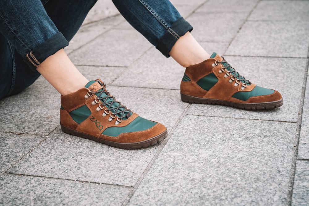 Hiqe mid Brown Green Waterproof