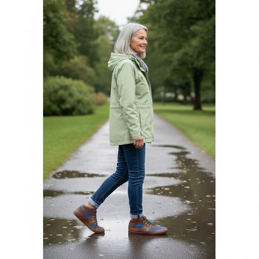 Hiqe mid vegan blue waterproof